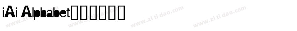 iAi Alphabet字体转换